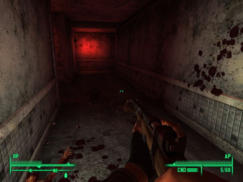 A hallway.